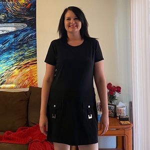 Michael Kors Black Dress with Pockets